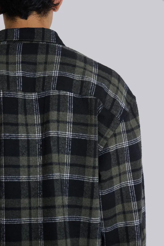 Jaded London Shirts MenUnisex Seized Flannel Shirt Multi
