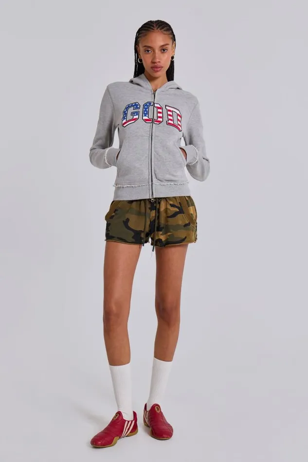 Jaded London Shorts and Jorts Women Camo Mini Jogger Shorts Camo