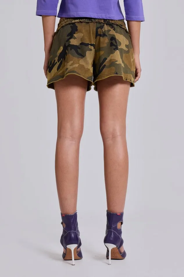 Jaded London Shorts and Jorts Women Camo Mini Jogger Shorts Camo