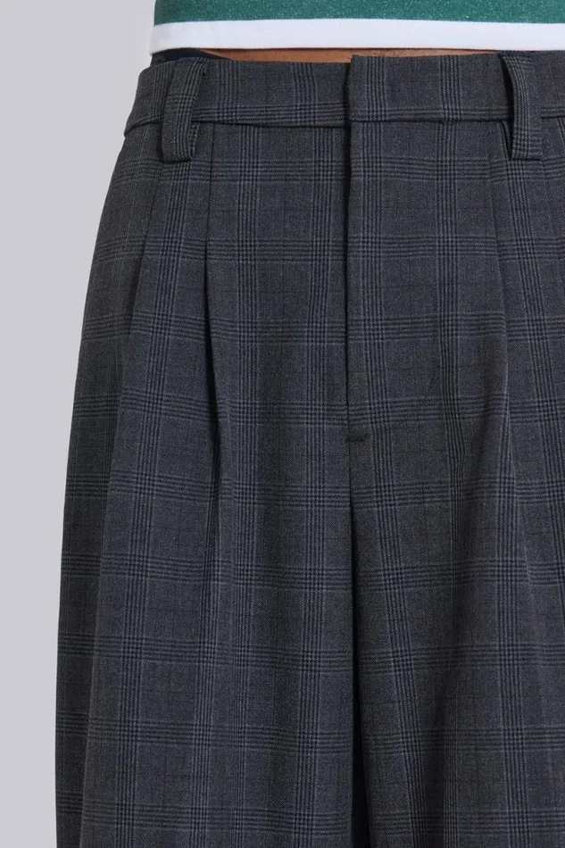 Jaded London Suit Trousers MenUnisex Grey Check Goliath Suit Trousers Grey