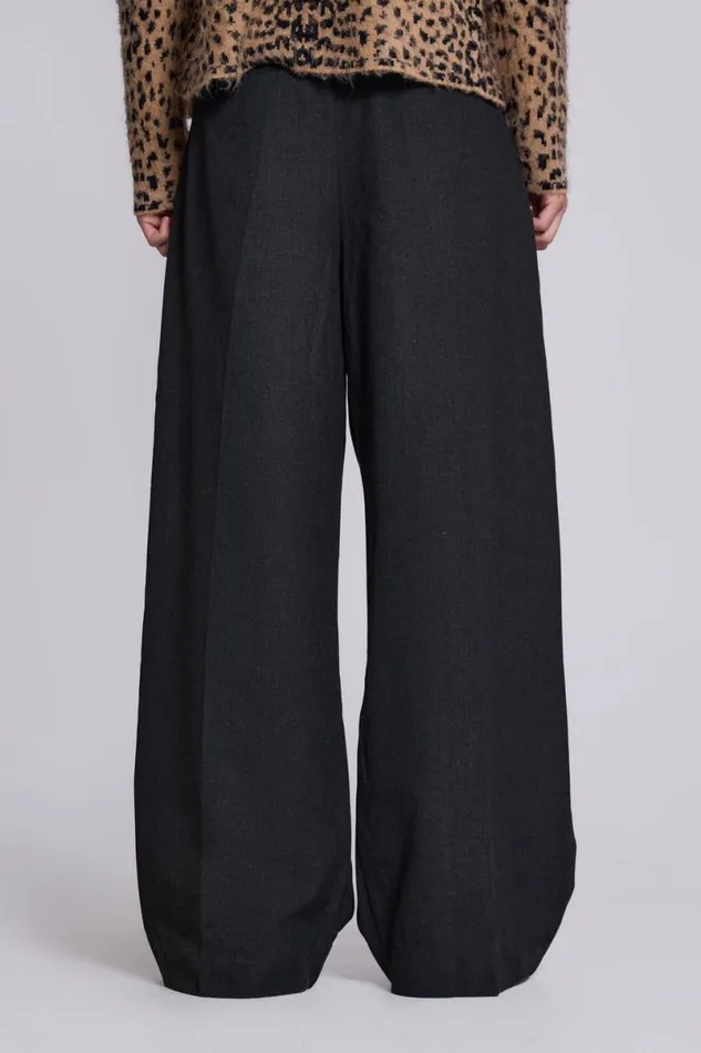 Jaded London Unisex UnisexWomen Goliath Charcoal Suit Pants Charcoal