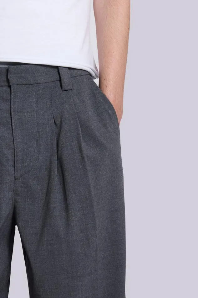 Jaded London Unisex UnisexWomen Goliath Grey Suit Pants Grey