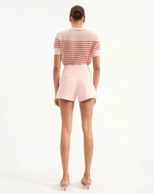 Jazmin Short Pink Shell Women Veronica Beard Skirts and Shorts Jazmin Short Pink Shell Women Veronica Beard Skirts and Shorts
