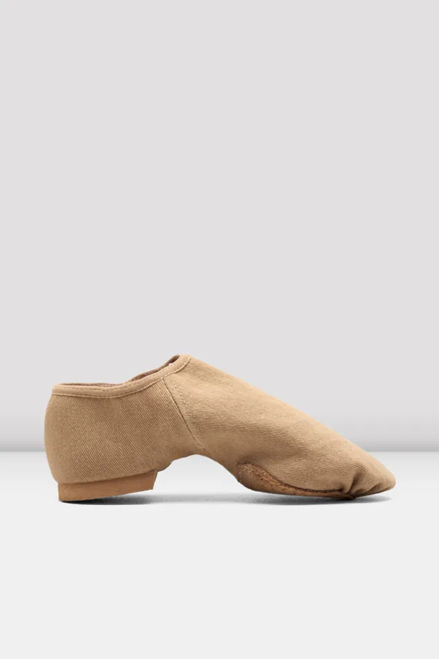 Jazz Bloch Adult Ladies Phantom Stretch Canvas Jazz Shoes Tan Canvas