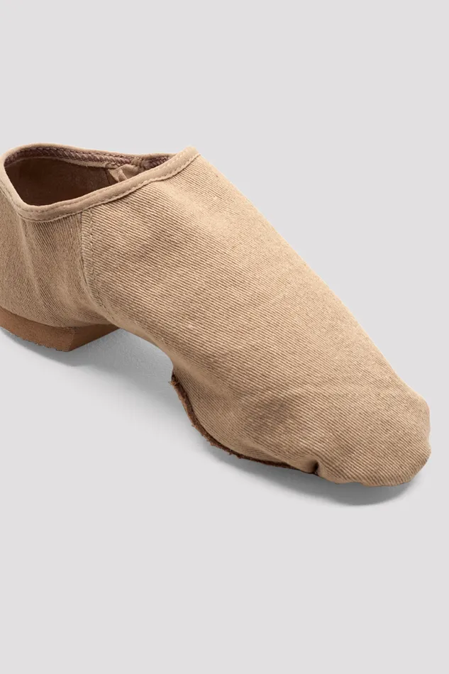Jazz Bloch Adult Ladies Phantom Stretch Canvas Jazz Shoes Tan Canvas