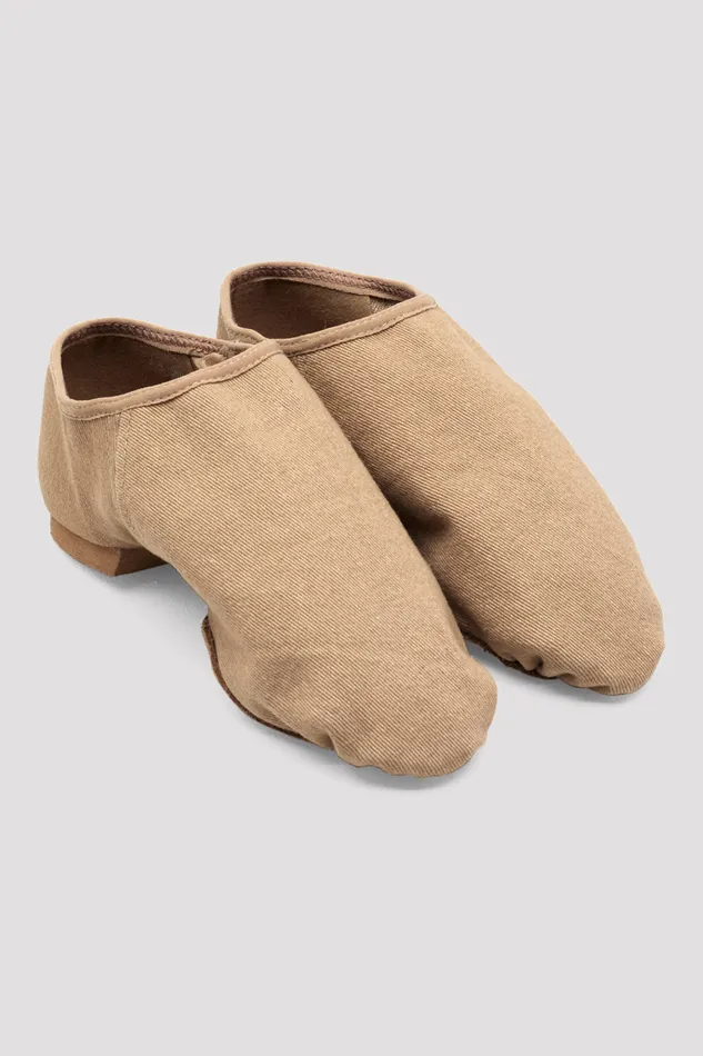 Jazz Bloch Adult Ladies Phantom Stretch Canvas Jazz Shoes Tan Canvas