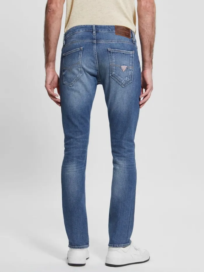 Jeans and Denim GUESS Men Eco Miami Destroyed Skinny Jeans Rower Jeans and Denim GUESS Men Eco Miami Destroyed Skinny Jeans Rower