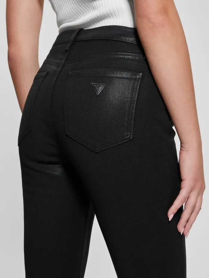 Jeans and Denim GUESS Women Sexy Flare Jeans Jet Black Multi