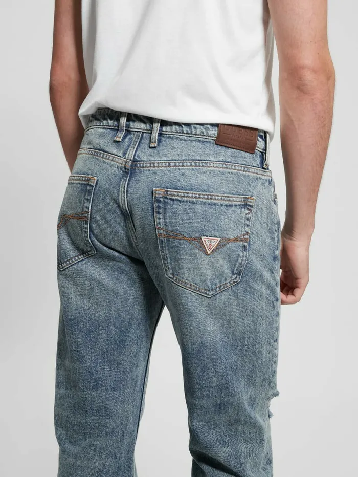 Jeans and Denim Men Mason Destroyed Jeans Skyline GUESS