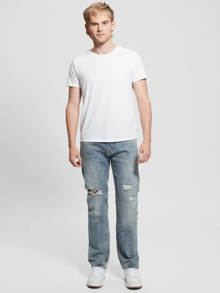 Jeans and Denim Men Mason Destroyed Jeans Skyline GUESS