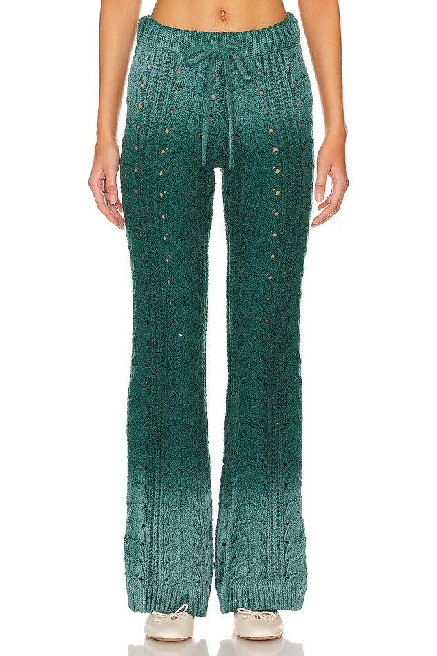 Jelissa Ombre Knit Pant Green Ombre Women Lovers and Friends Pants