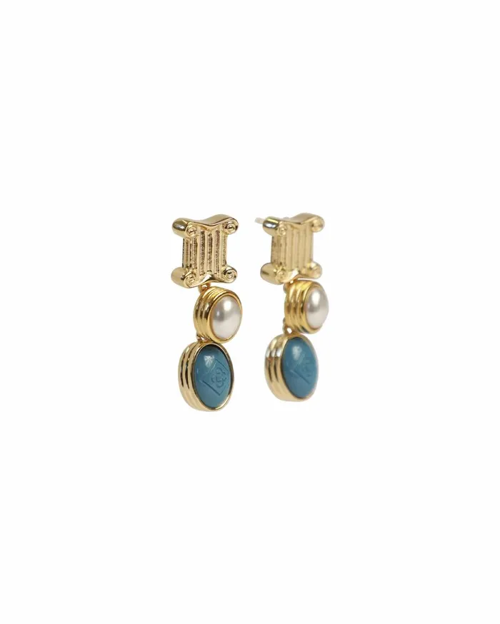 Jewellery MenWomen Casablanca Paris Column Drop Earrings