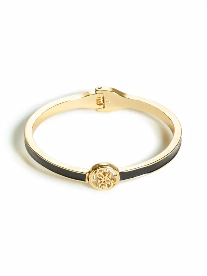Jewelry Enamel Logo Bangle Gold Black 8211 GUESS Women Jewelry Enamel Logo Bangle Gold Black 8211 GUESS Women