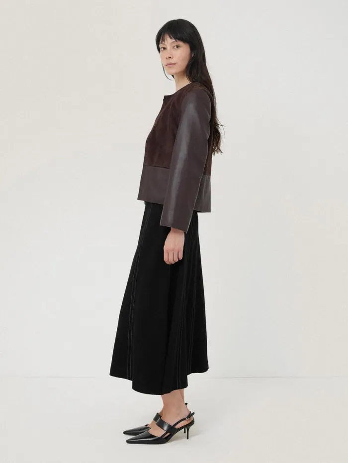 Jigsaw Batwing Stitched Dress Black Women Dresses and Jumpsuits