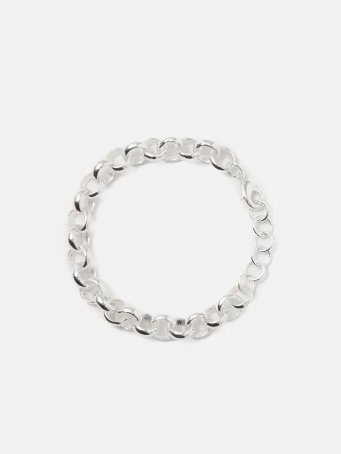 Jigsaw Belcher Chain Bracelet Silver Women Jewellery