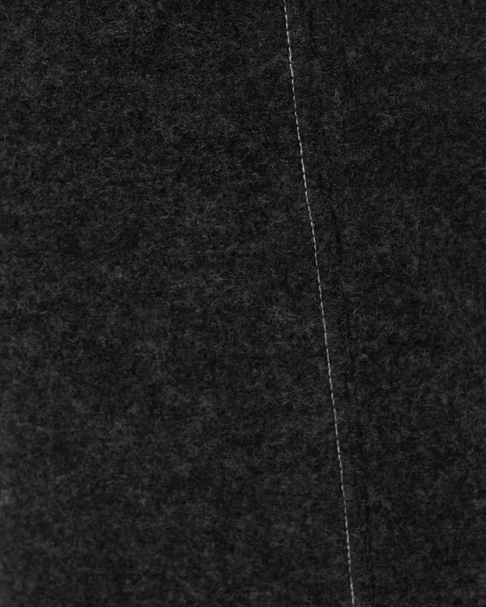 Jigsaw Boiled Wool Blend Trouser Dark Grey Women Coords