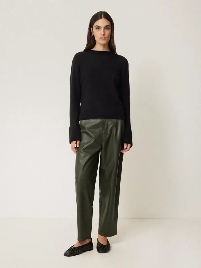 Jigsaw Cloud Cashmere Eldon Jumper Black Women Knitwear and Cashmere