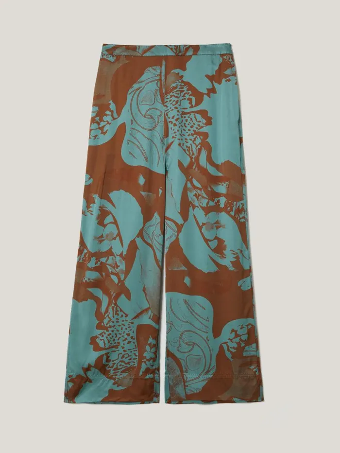Jigsaw Collage Stitch Detail Trouser Blue Women Party