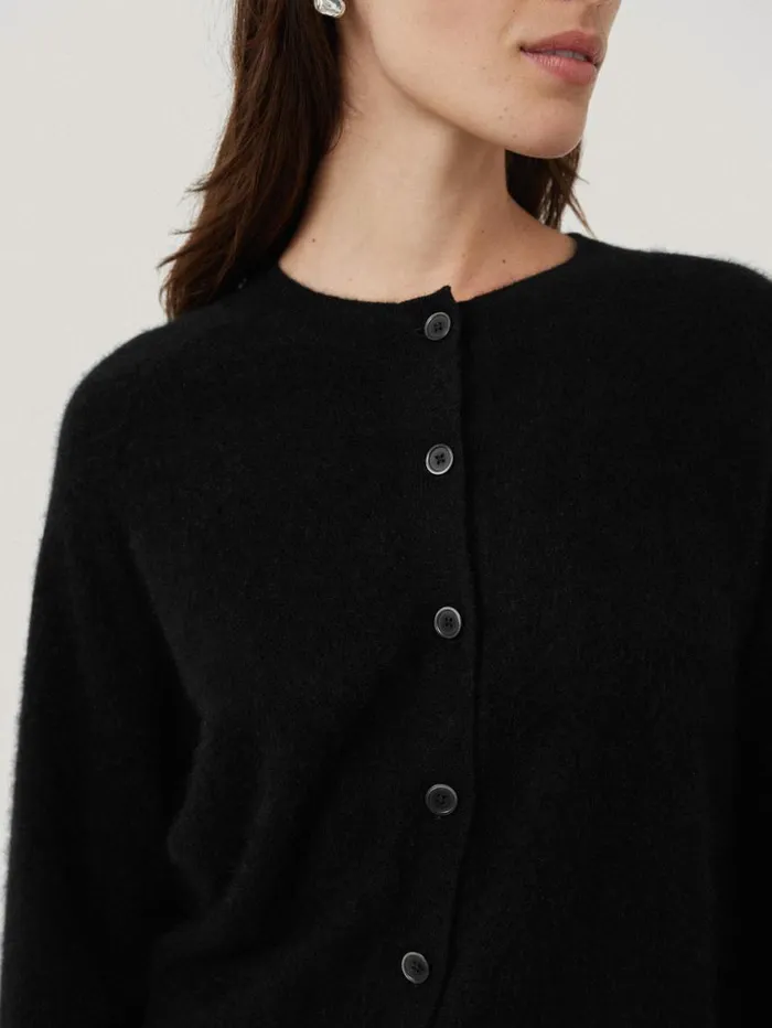Jigsaw Halo Cashmere Cardigan Black Women Knitwear and Cashmere