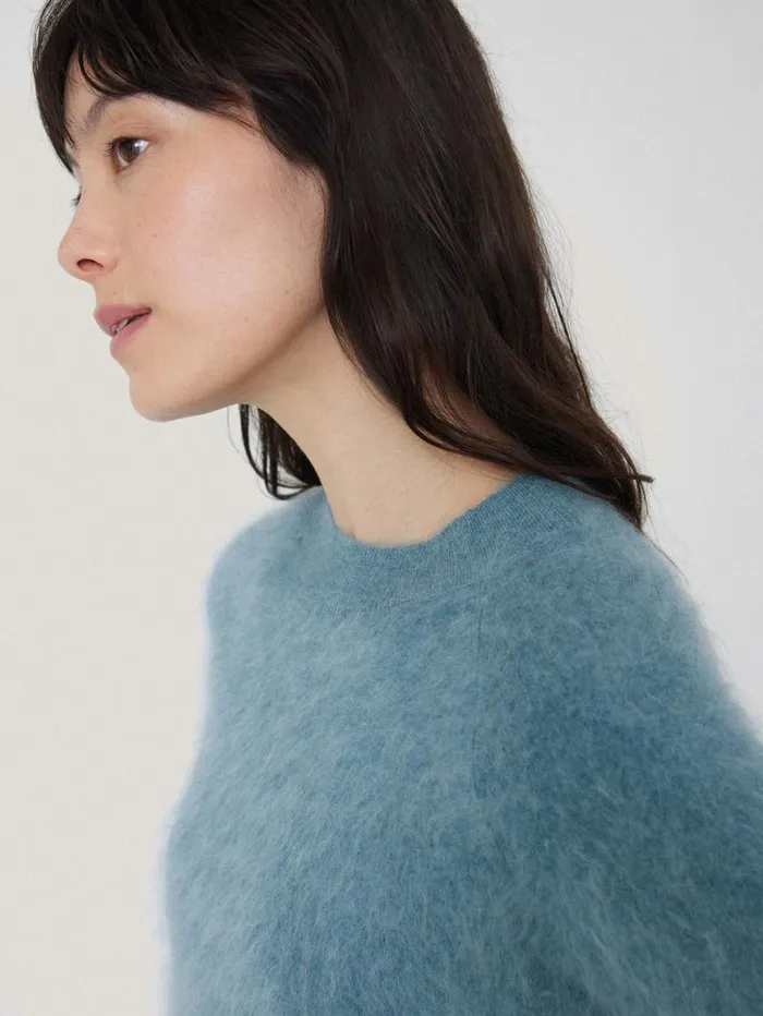 Jigsaw Halo Cashmere Jumper Blue Women Knitwear and Cashmere