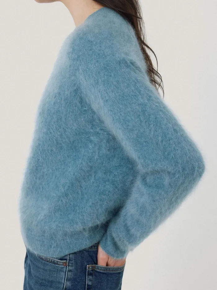 Jigsaw Halo Cashmere Jumper Blue Women Knitwear and Cashmere
