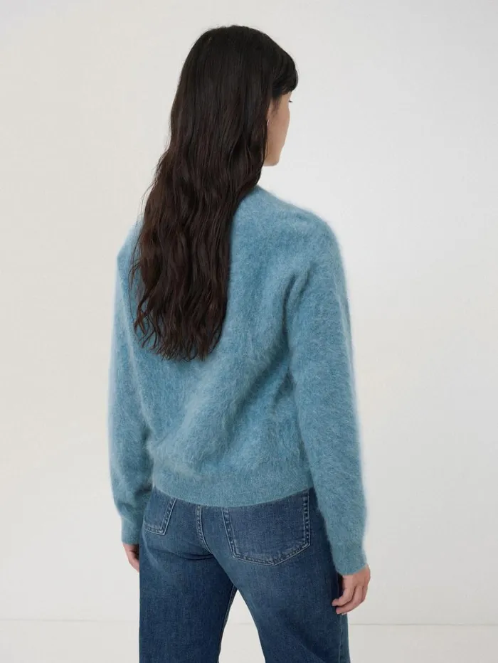 Jigsaw Halo Cashmere Jumper Blue Women Knitwear and Cashmere