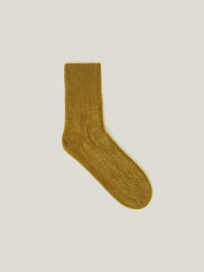 Jigsaw Halo Cashmere Sock Green Women Pyjamas and Loungewear