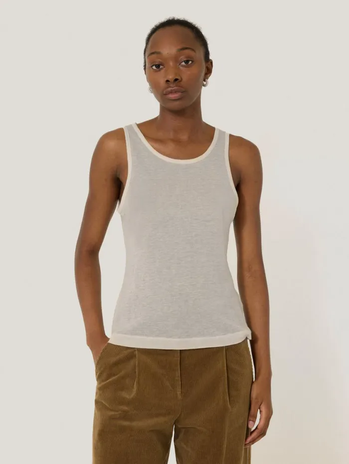 Jigsaw Layered 2in1 Top Cream Women Shirts and Tops