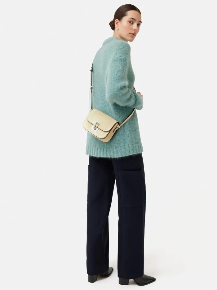 Jigsaw Meret Crossbody Cream Women Leather