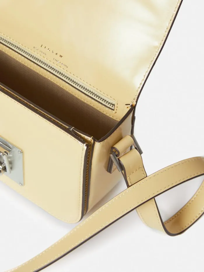 Jigsaw Meret Crossbody Cream Women Leather
