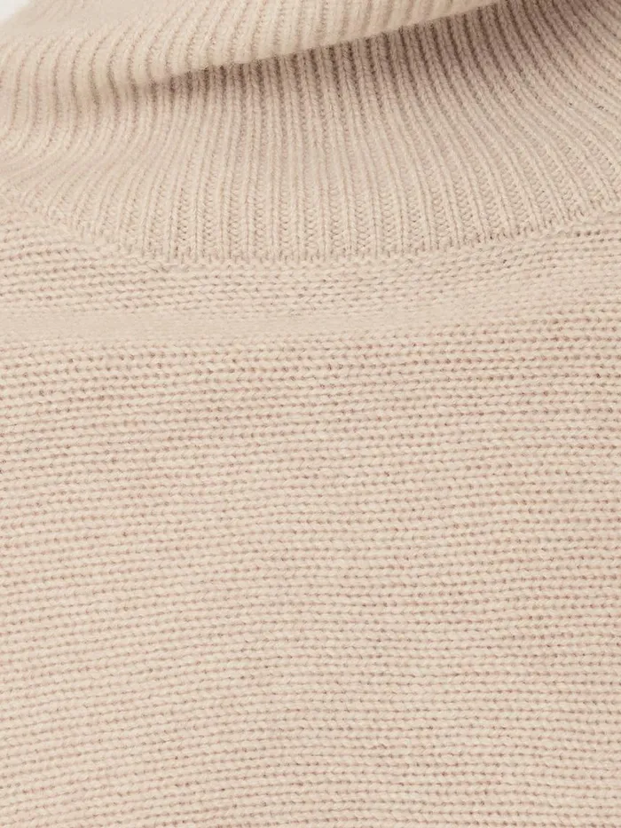 Jigsaw Merino Poncho Jumper Cream Women Knitwear and Cashmere