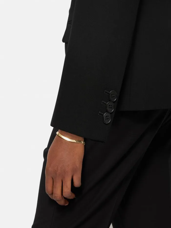 Jigsaw Modern Crepe Brook Blazer Black Women Suits and Tailoring
