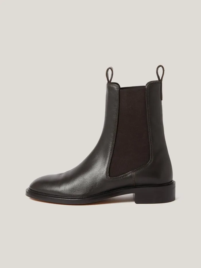 Jigsaw Pembridge Leather Chelsea Boot Brown Women Boots