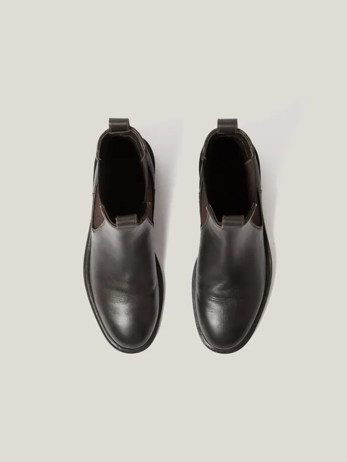 Jigsaw Pembridge Leather Chelsea Boot Brown Women Boots