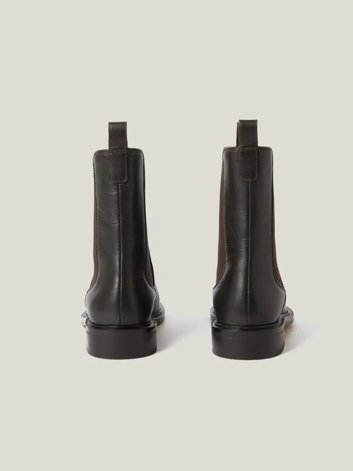 Jigsaw Pembridge Leather Chelsea Boot Brown Women Boots