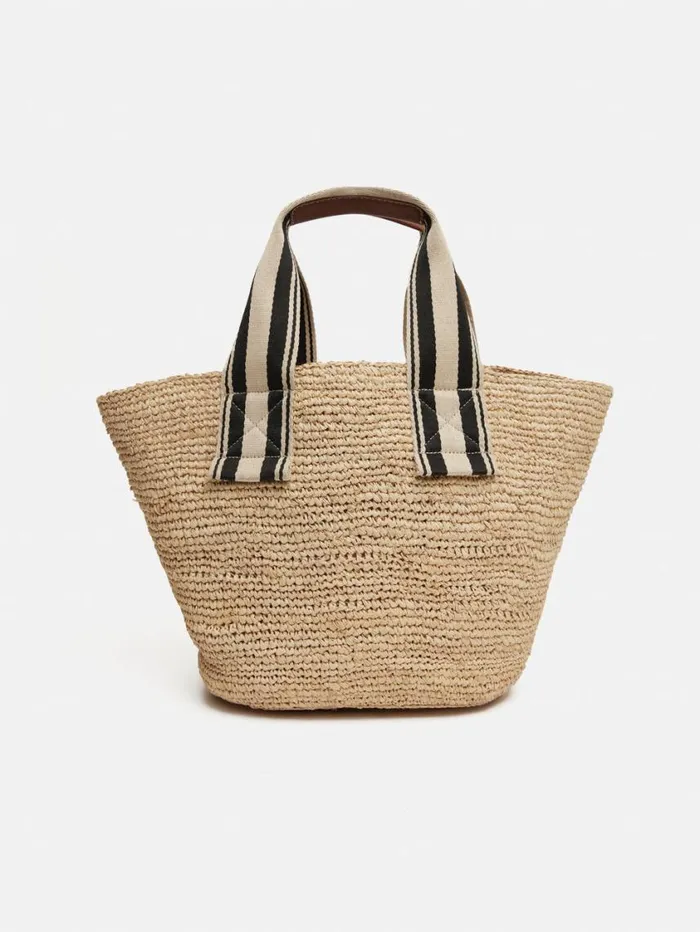 Jigsaw Soft Raffia Tote Natural Women Bags