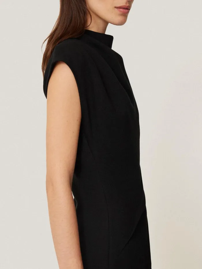 Jigsaw Structured Dart Dress Black Women Dresses and Jumpsuits