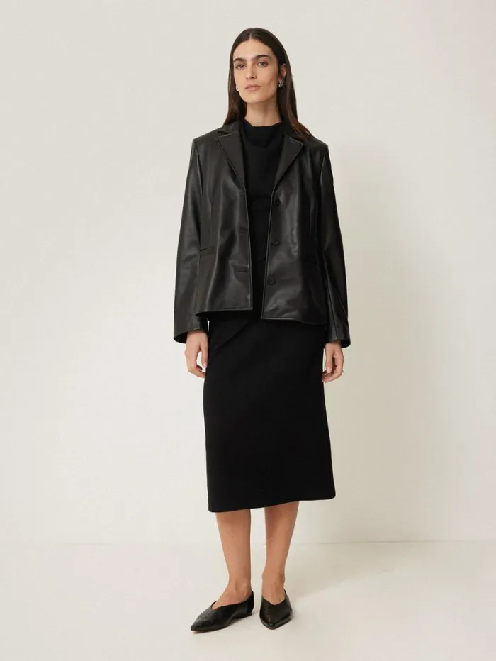 Jigsaw Structured Dart Dress Black Women Dresses and Jumpsuits