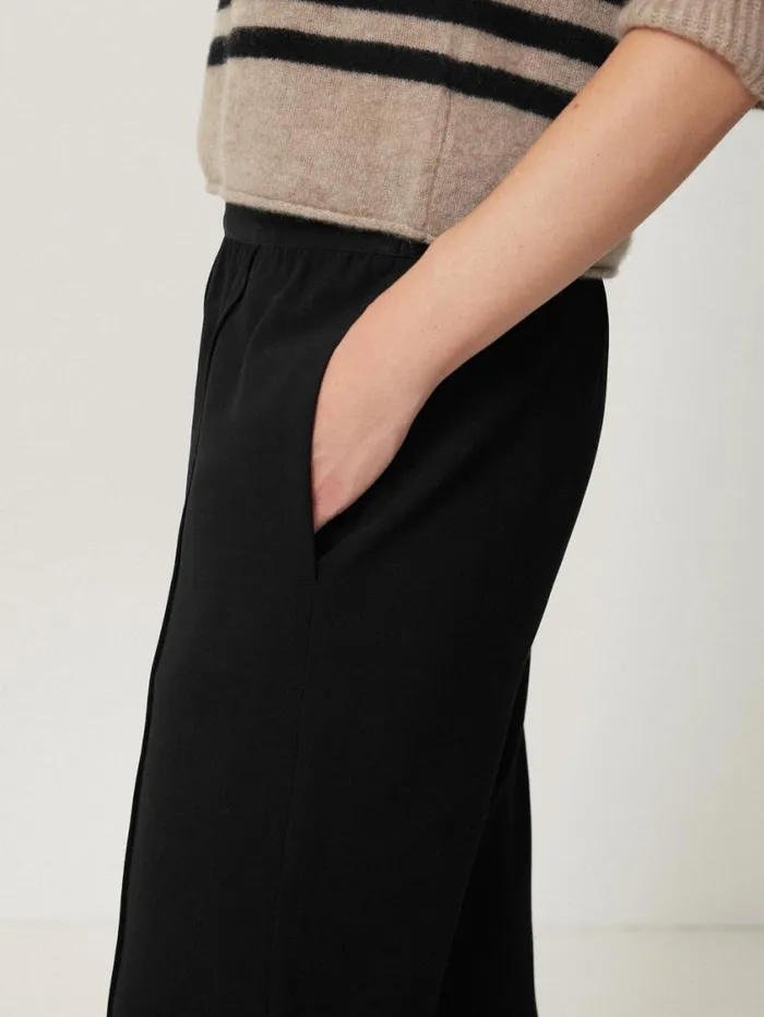Jigsaw Tailored Smart Jogger Black Women Trousers