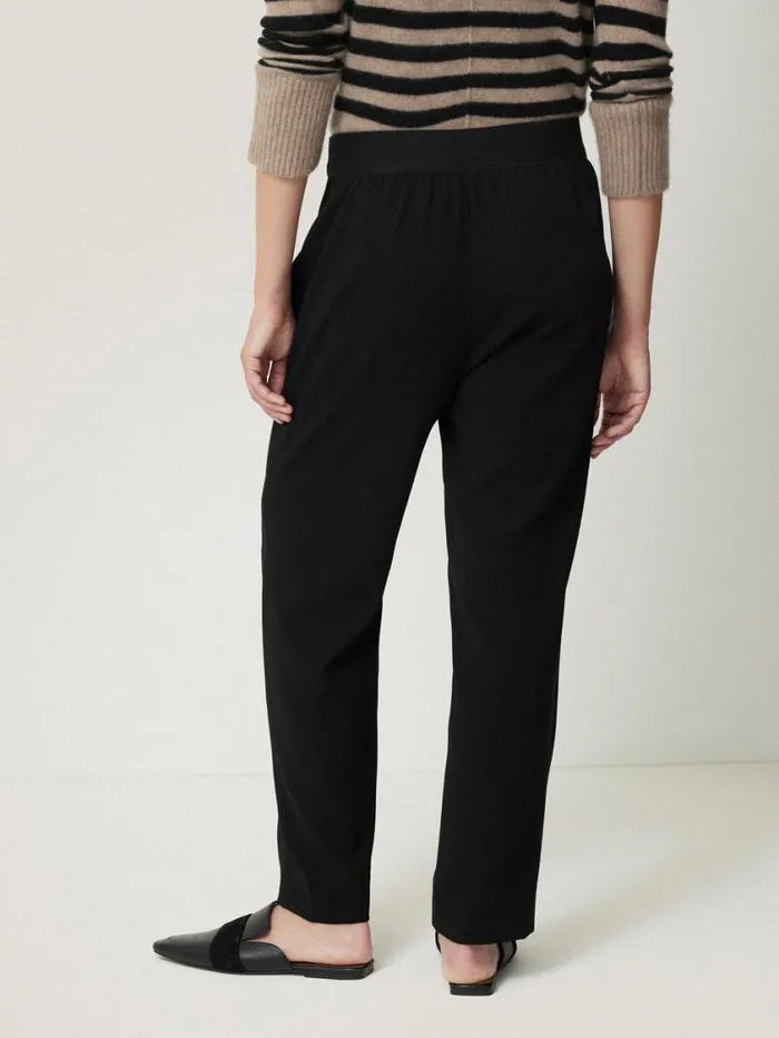 Jigsaw Tailored Smart Jogger Black Women Trousers