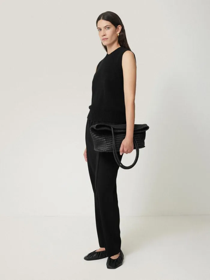 Jigsaw Tailored Smart Jogger Black Women Trousers