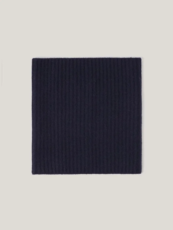 Jigsaw Wool Cashmere Blend Snood Navy Women Ponchos and Scarves