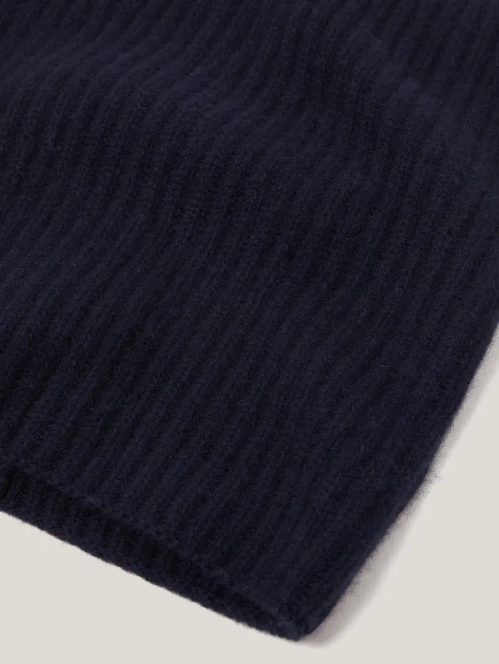 Jigsaw Wool Cashmere Blend Snood Navy Women Ponchos and Scarves