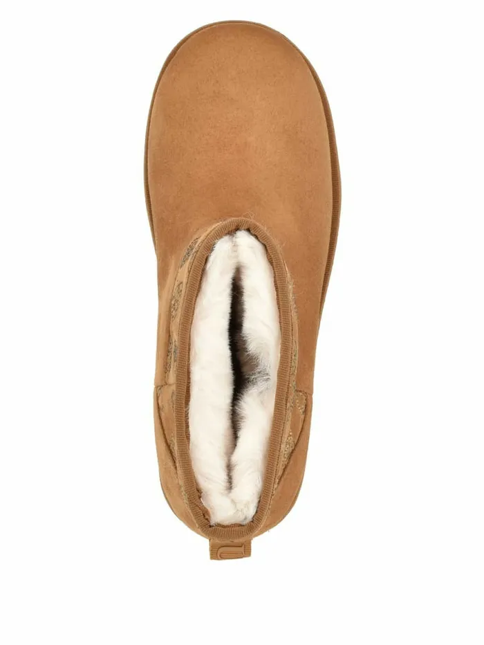 Jilla Platform FauxSuede Booties Light Natural Boots and Booties GUESS Women