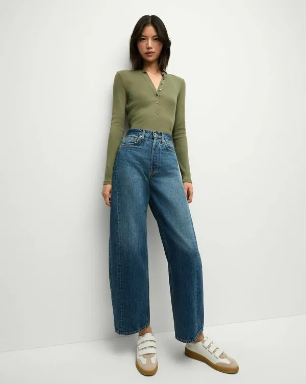 Jocelyn Henley Shirt Stone Army Women Veronica Beard Tops Jocelyn Henley Shirt Stone Army Women Veronica Beard Tops