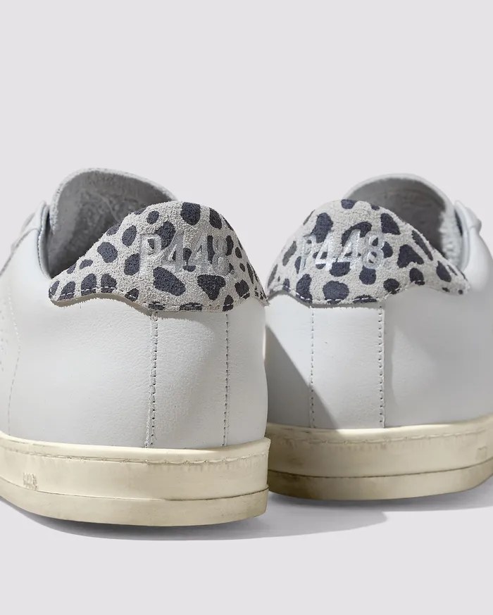 John Women John WhiteCheetah Sneaker P448 John Women John WhiteCheetah Sneaker P448