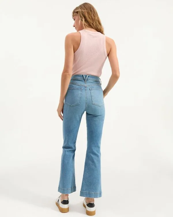 Jordyn Cropped Tank Top Pink Clay Women Veronica Beard Tops