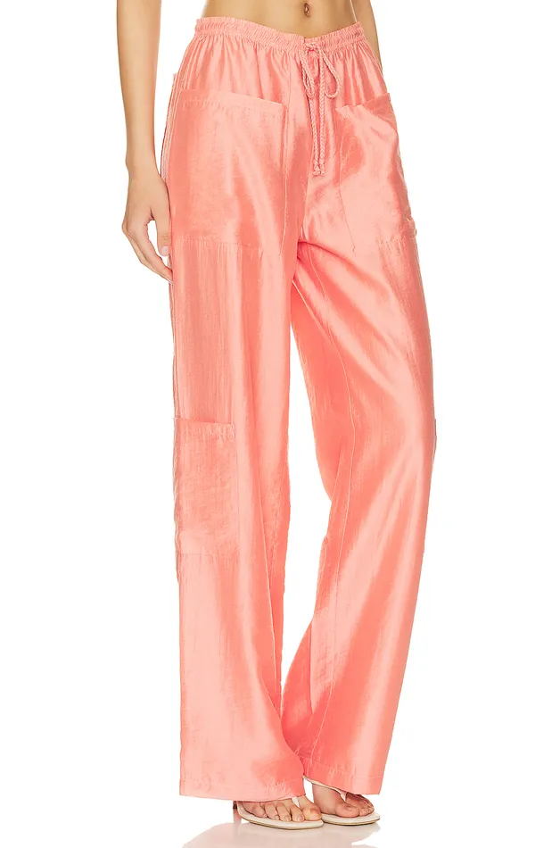 Kali Pant Coral Pink Women Lovers and Friends Pants Kali Pant Coral Pink Women Lovers and Friends Pants