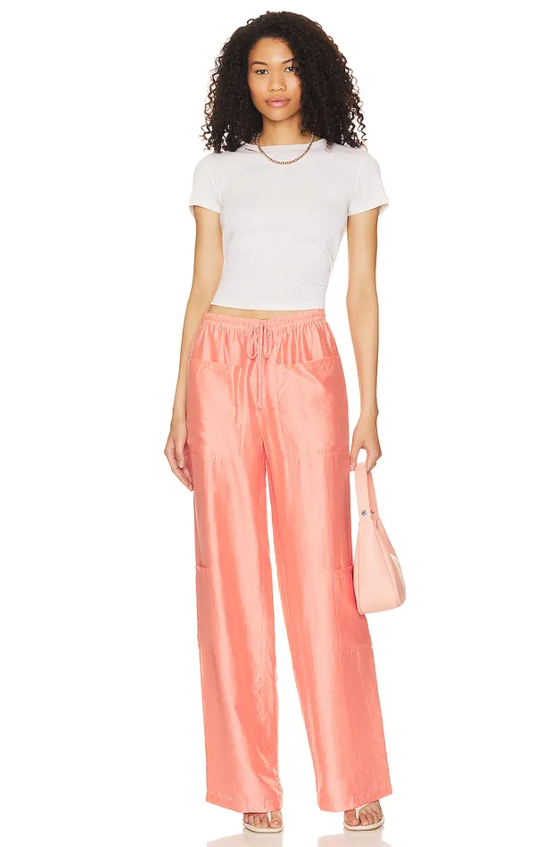 Kali Pant Coral Pink Women Lovers and Friends Pants Kali Pant Coral Pink Women Lovers and Friends Pants