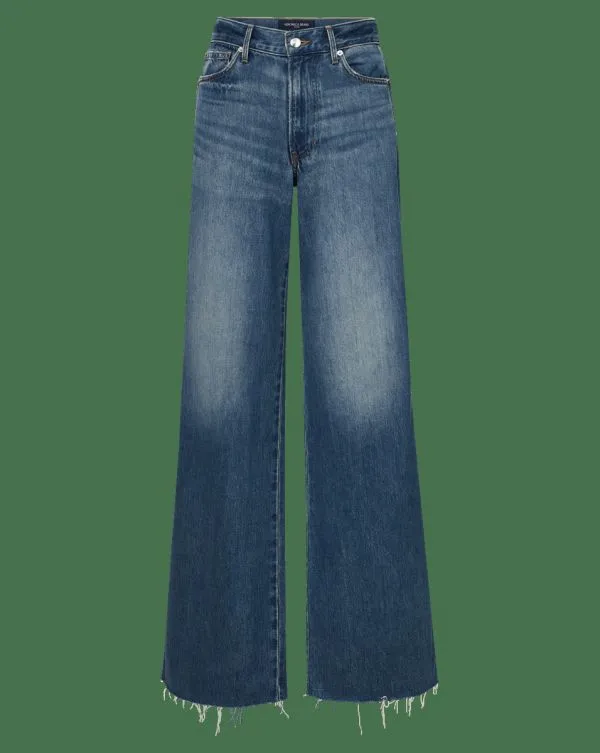 Kasey Mid Rise WideLeg Jean Bandit Women Veronica Beard Jeans